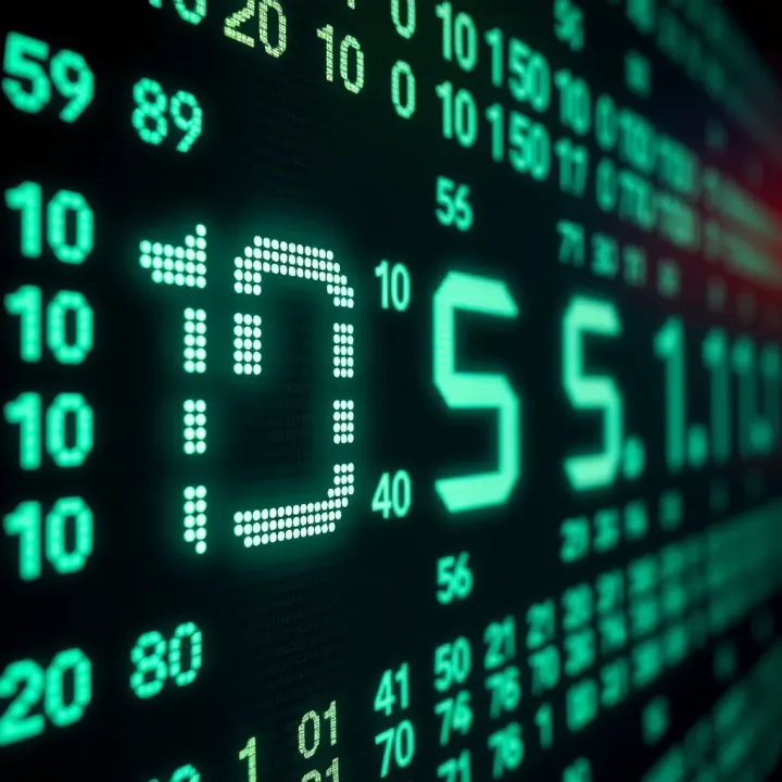 Binary digits highlighted to show the equivalent of the original decimal number