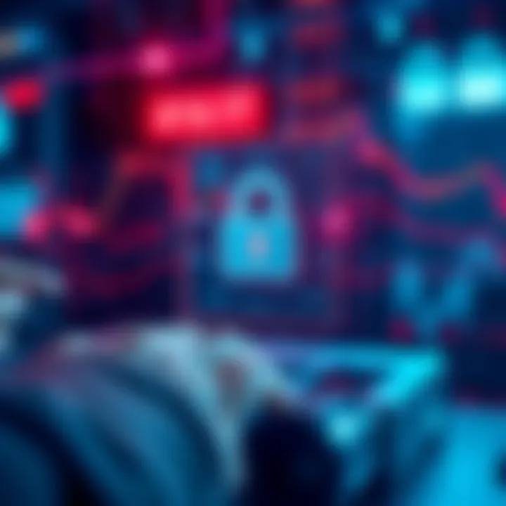 Visual representation of security features protecting digital credentials in online authentication