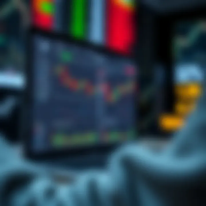 User interface screen of a binary options trading platform displaying demo account features