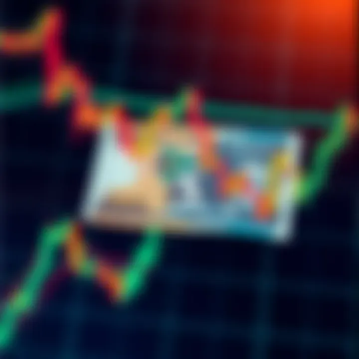 Forex Market Trends Featuring South African Rand Graph showing forex market trends with South African rand symbol and financial data