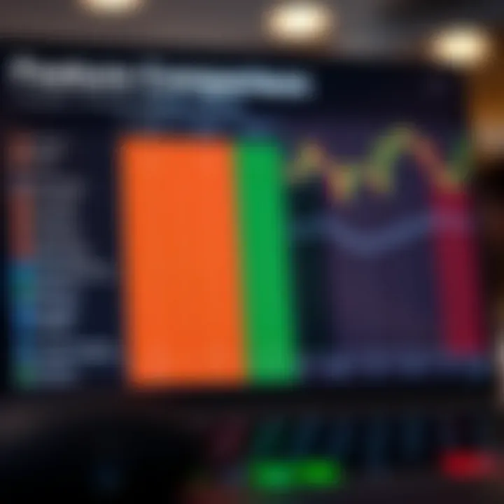 Feature Comparison of Forex Trading Software Options Comparison chart highlighting features and benefits of various forex trading platforms