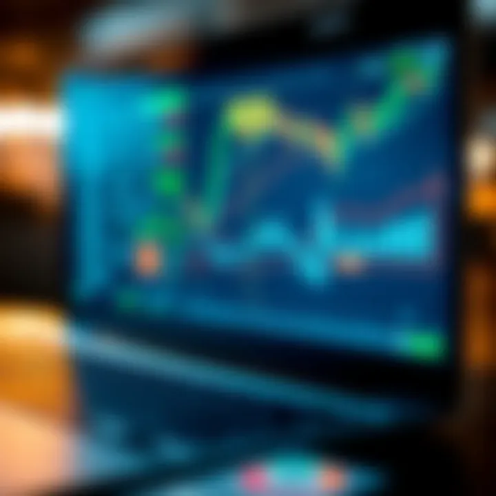 Digital interface illustrating risk and reward balance in auto trading