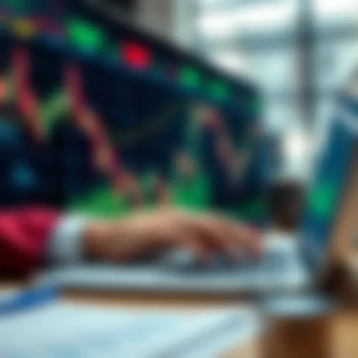 Conceptual illustration of risk management and strategic planning in forex trading