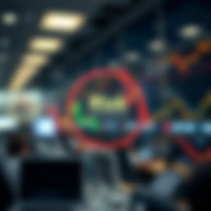 Diagram illustrating risk management concepts and trading strategy components