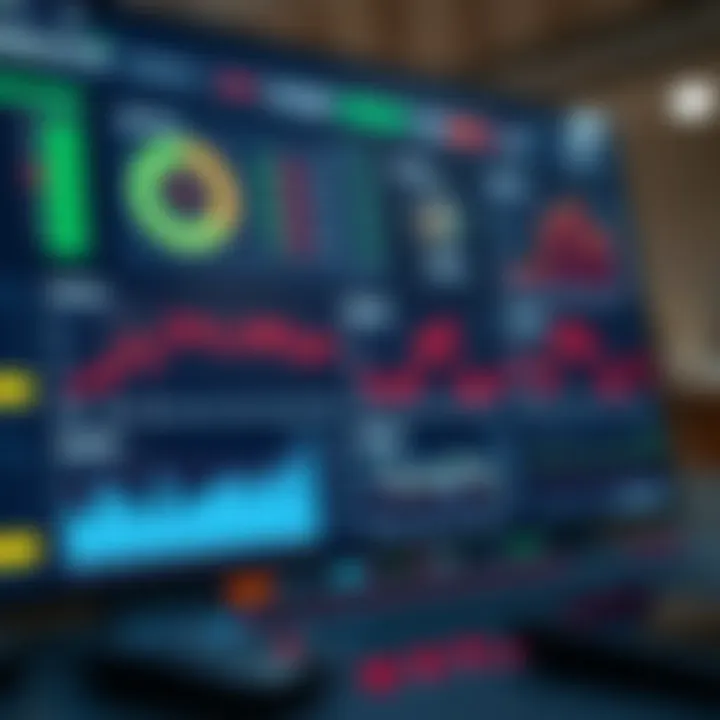 Forex Risk Management and Monitoring Tools Dashboard Dashboard displaying forex monitoring tools and risk management metrics