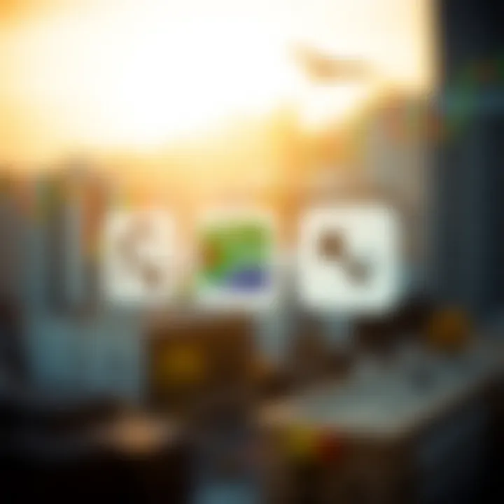 Visual representation of forex market trends and regulatory compliance symbols in South Africa