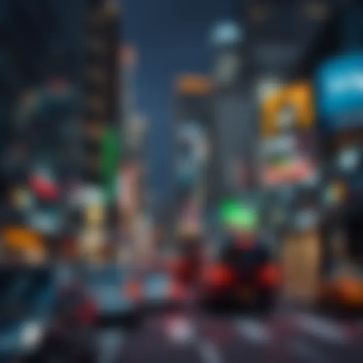 Illustration of Johannesburg's financial district highlighting forex market activity