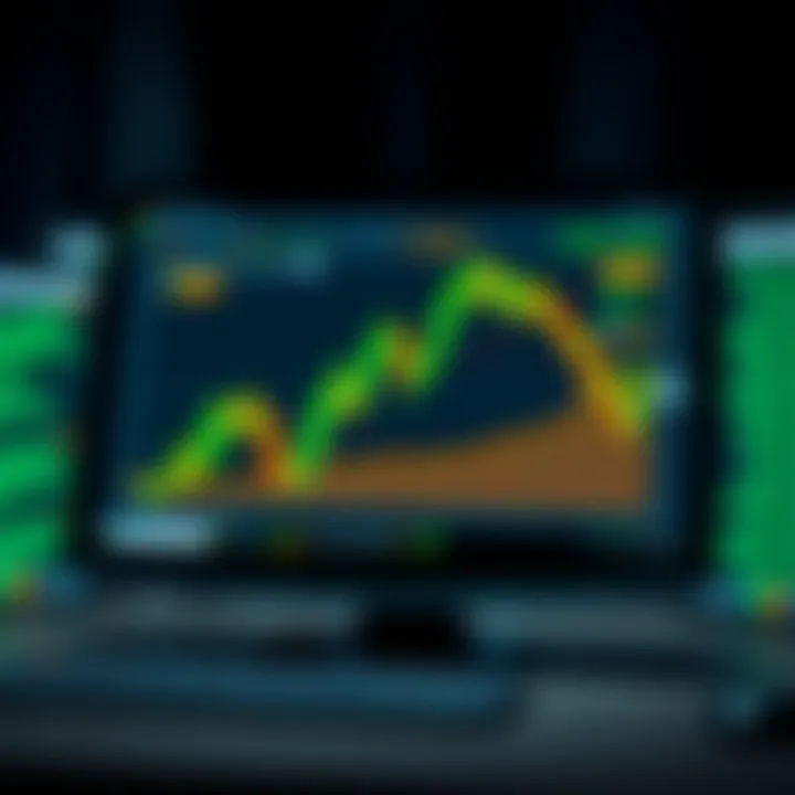 Visual representation of risk management strategies and testing methodologies in forex trading