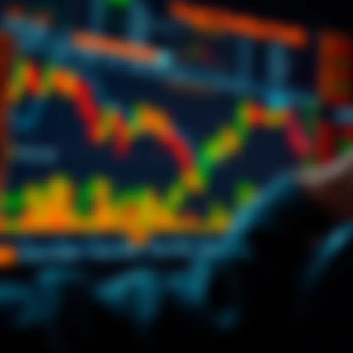 Visual representation of risk management strategies and trader psychology concepts