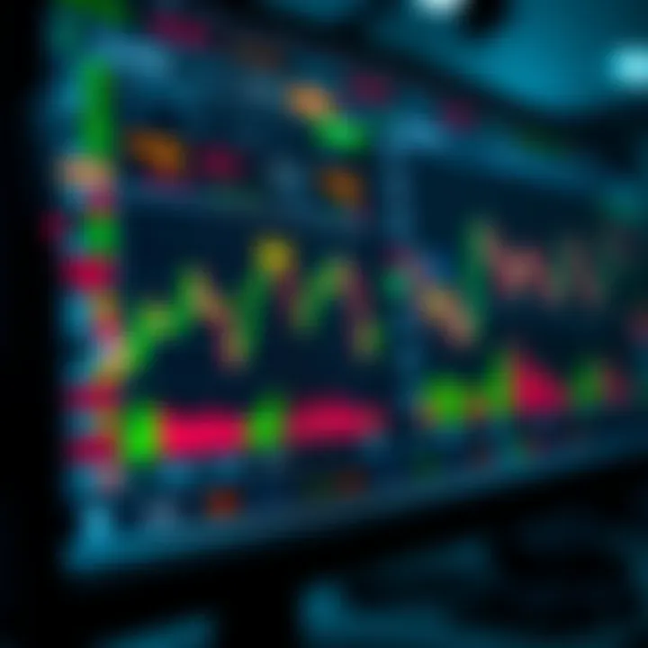 Visual representation of different types of forex trading signals connected to a trading platform interface