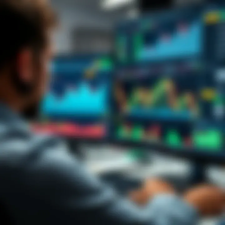 Graphical interface showing forex trading tools and analytics for South African traders