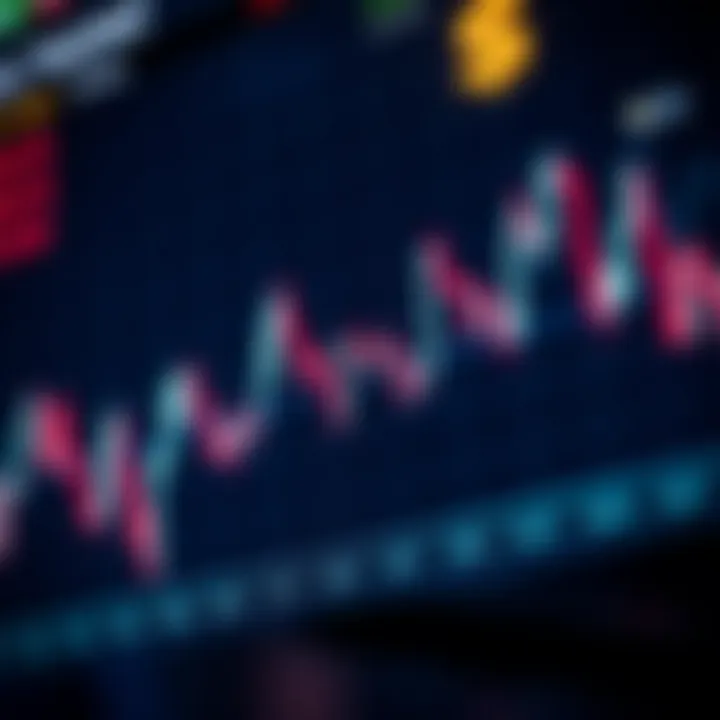 Graph displaying currency exchange rate fluctuations relevant to South African forex market