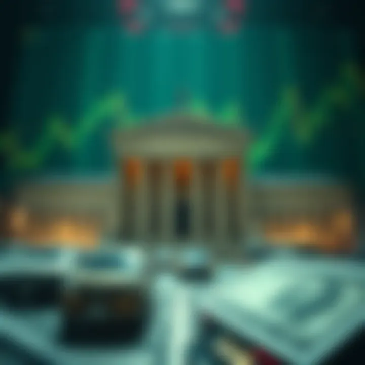 Visual representation of central bank policies affecting foreign exchange trends