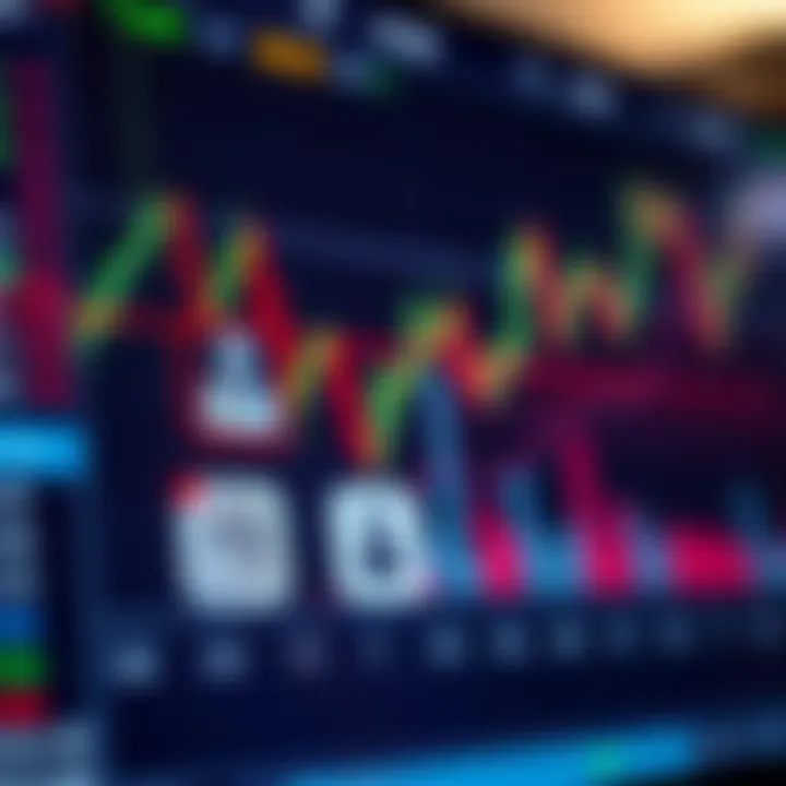 Close-up of a forex trading platform with compliance and licensing icons