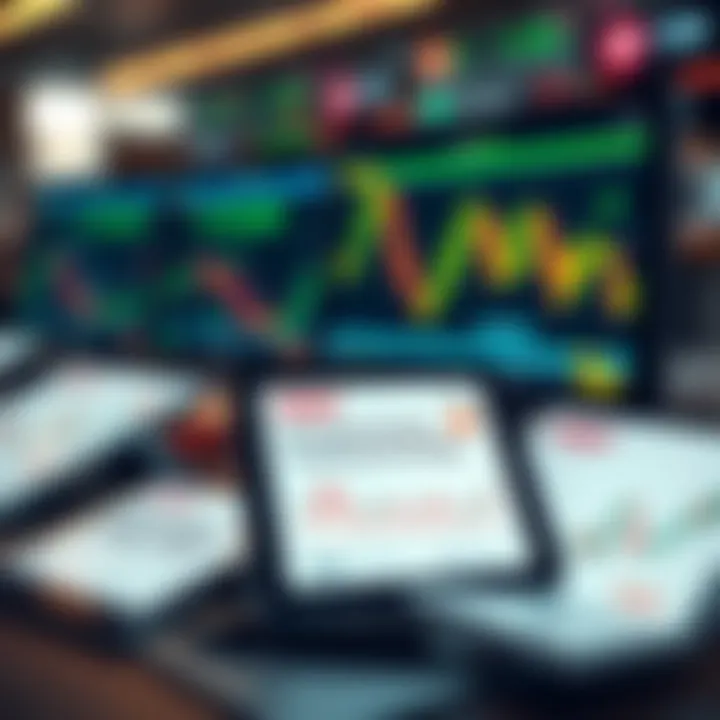 Collection of forex strategy PDF documents displayed on digital devices