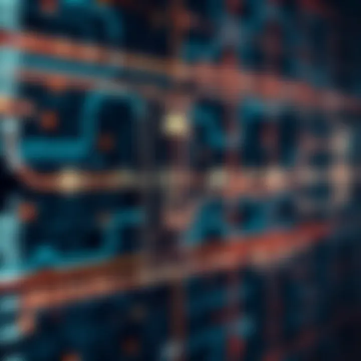 Visual of digital data flow showing different binary coding schemes and error detection mechanisms in electronic communication