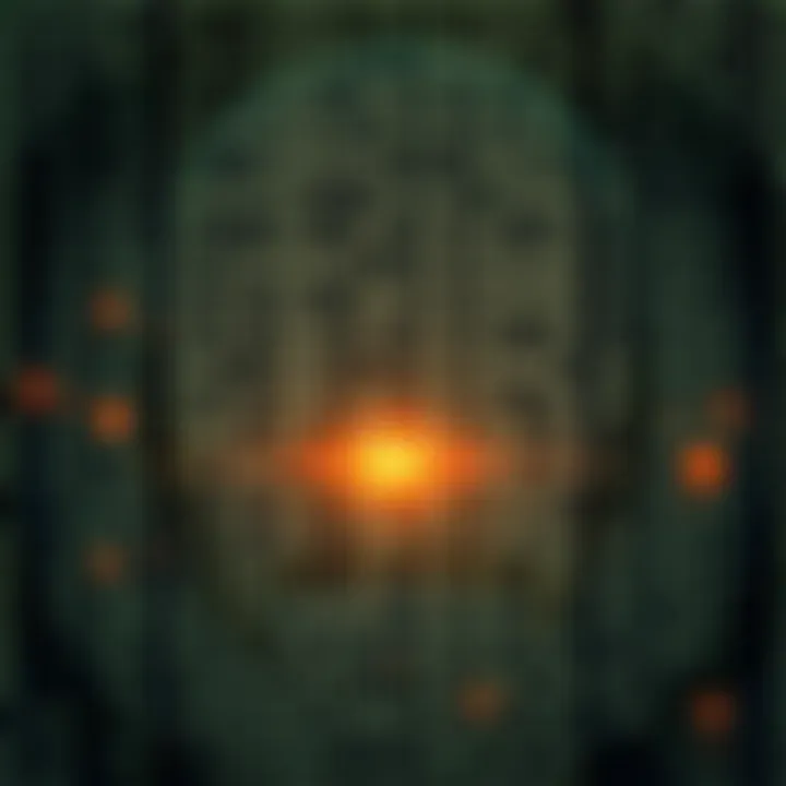 Binary mask demonstrating selection of specific pixels in a digital grid