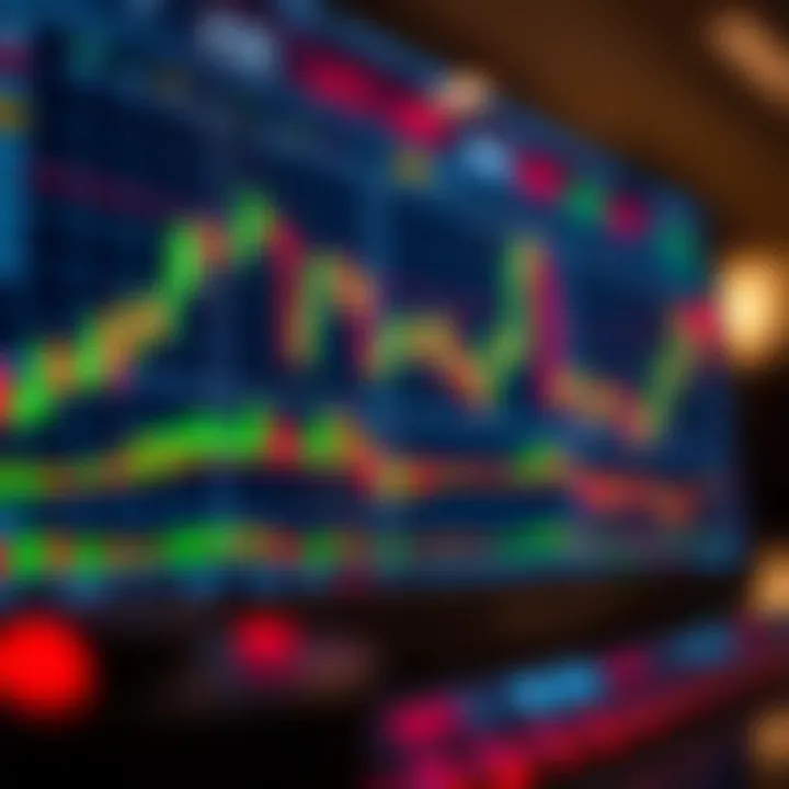 Binary Option Signals Illustrated on a Trading Chart Chart displaying binary option signals with indicators and trading patterns