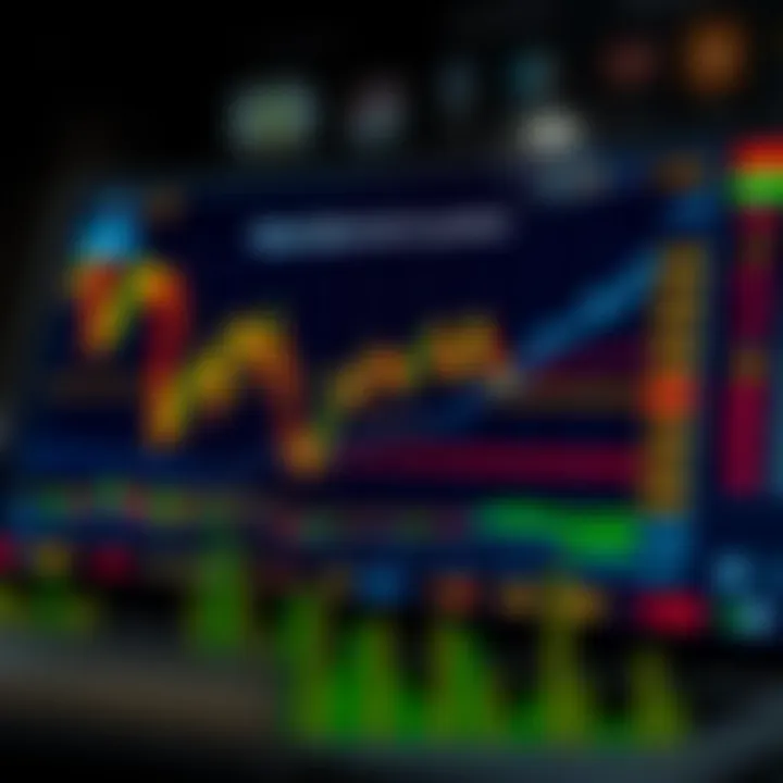 Graph showing comparison between binary options demo trading and live trading results