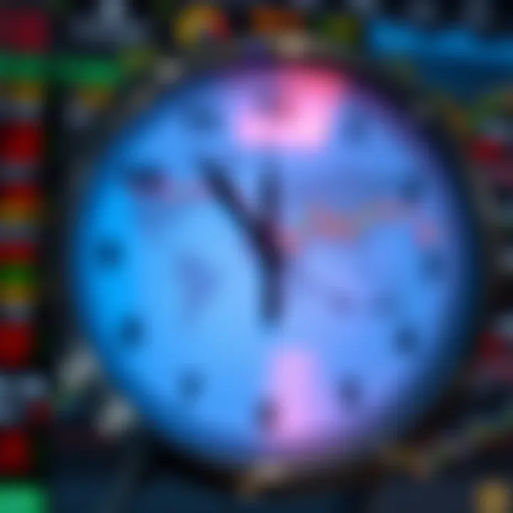 Global forex market clock showing trading session overlaps relevant for South African traders