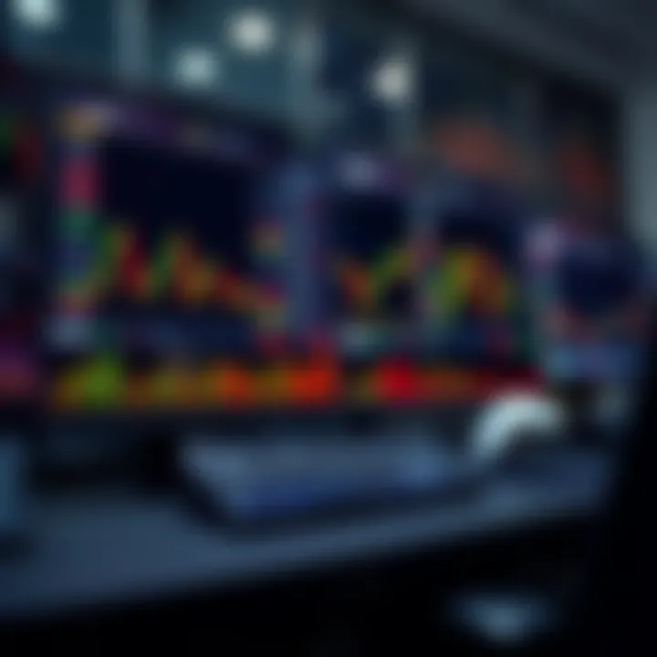 Dashboard displaying real-time binary options trading signals with charts and market indicators