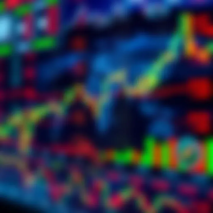 Visual representation of major currency pairs and their exchange rates in forex market