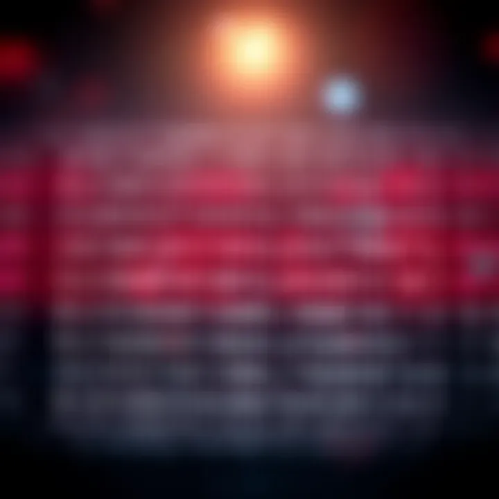 Chart illustrating the relationship between hexadecimal digits and their binary equivalents