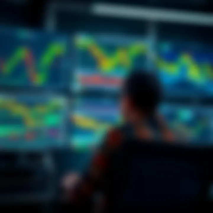 South African trader analyzing forex charts on multiple screens