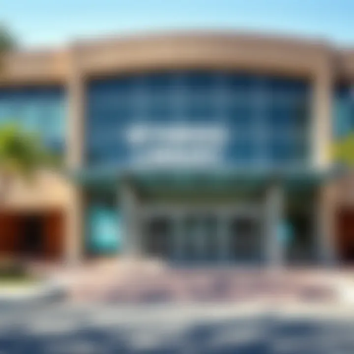 Exterior view of Wynberg Library building with clear signage amid a sunny day