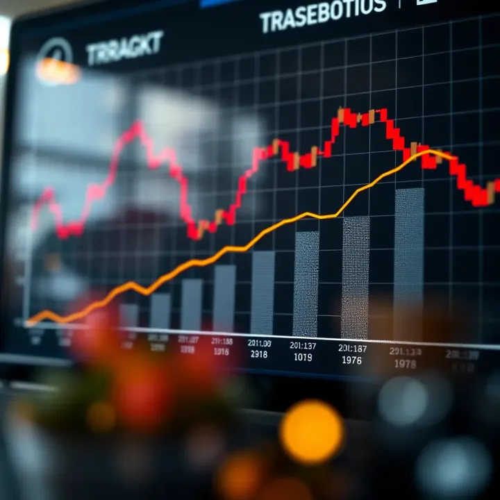 Graph showing the progression of achievable trading goals over time in forex markets