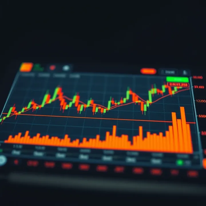 Chart illustrating risk management techniques in forex trading with small capital
