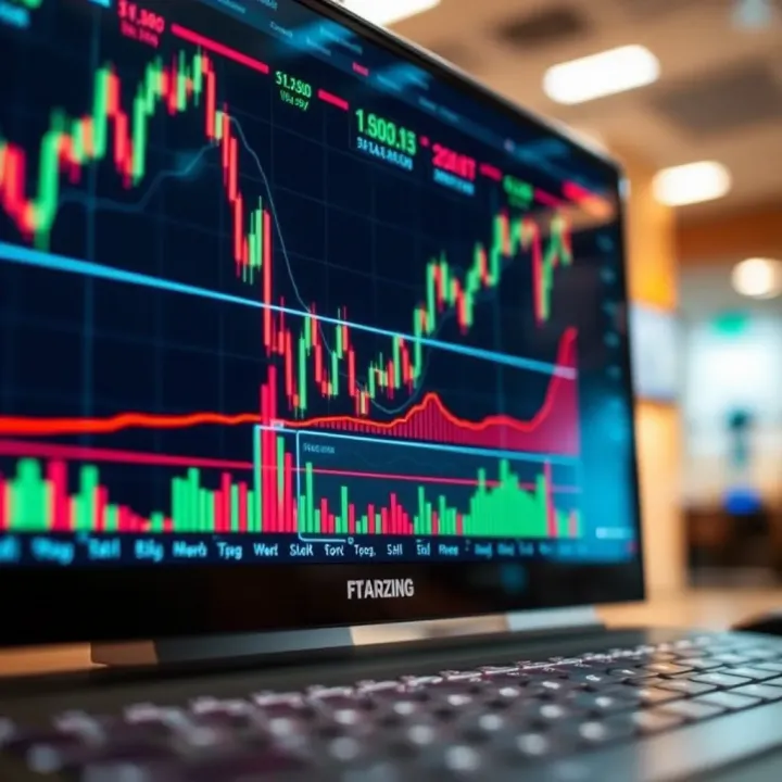 Currency Pair Trends and Technical Indicators in Forex Trading Chart displaying currency pair trends and technical indicators in forex trading