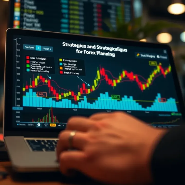 Risk Management Techniques and Strategy Planning for Forex Trading Diagram illustrating risk management techniques and strategy planning in forex markets