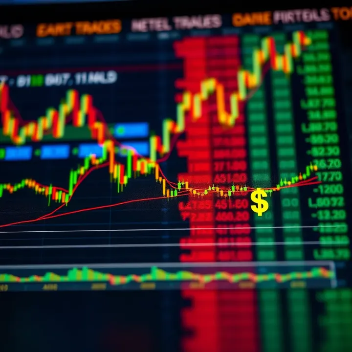 Diagram illustrating the relationship between major currency pairs in forex trading