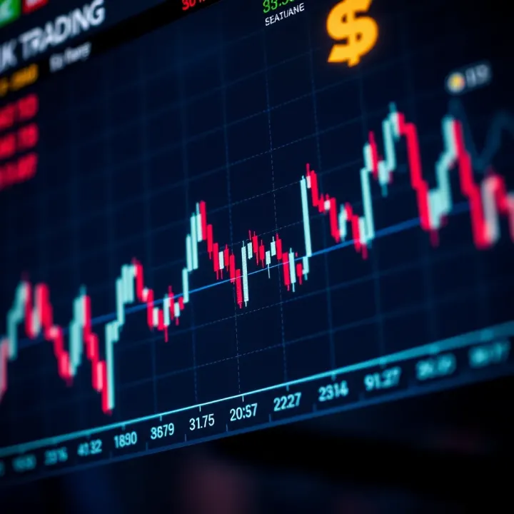 Currency Exchange Rate Trends in South African Forex Market Graph displaying currency exchange rate fluctuations relevant to South African forex market