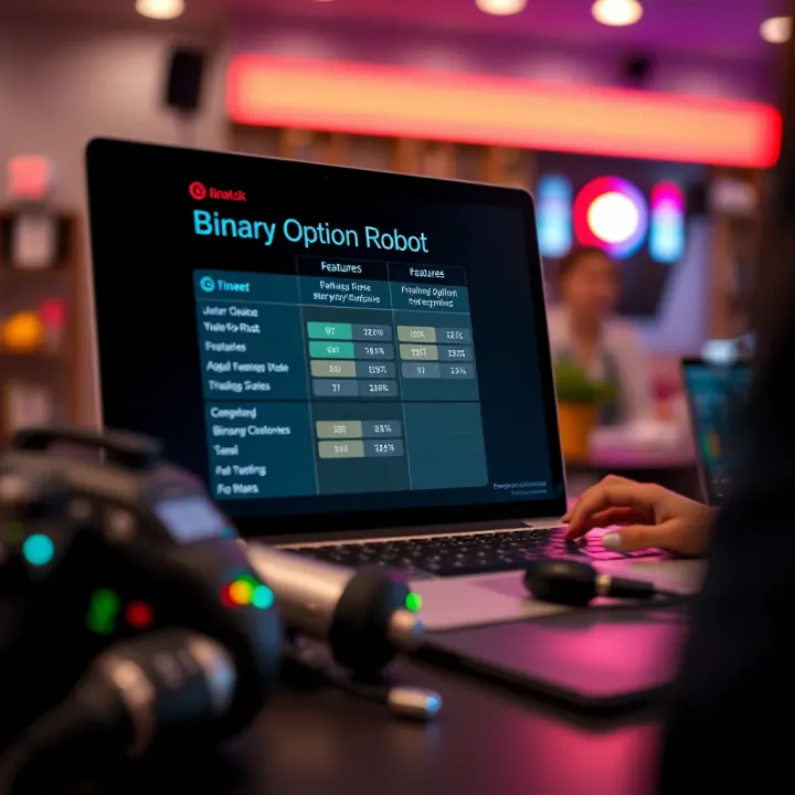 Comparison of Binary Option Robot Software Features and Risks Comparison chart highlighting key features and risks of binary option robot software