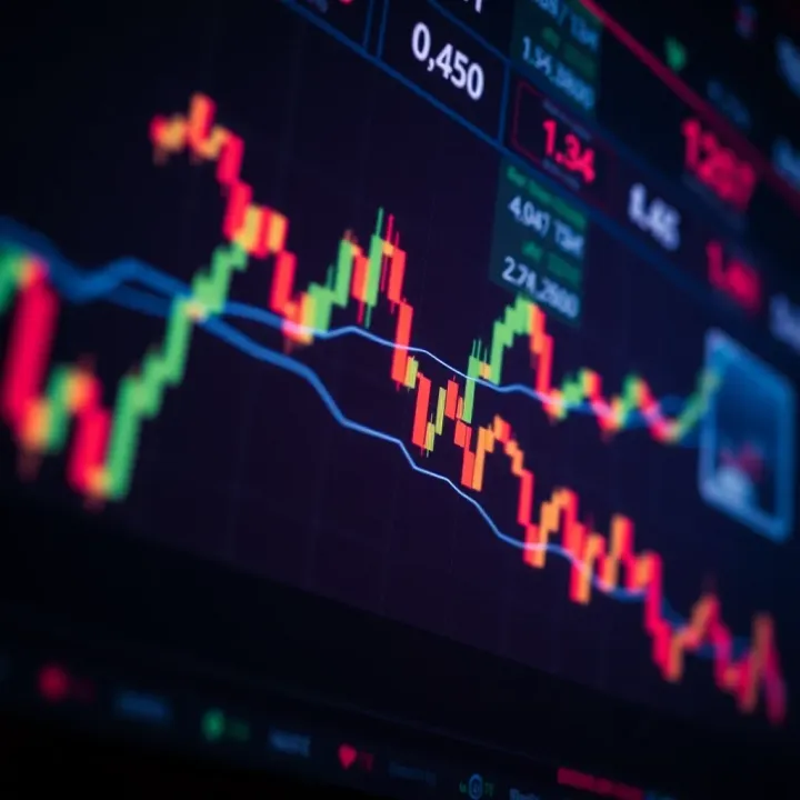 Asset Price Movements in Binary Trading Graph displaying fluctuating asset prices relevant to binary trading