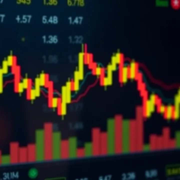 Bearish Candlestick Pattern in Forex Trading Bearish candlestick pattern signaling possible downward movement in currency trading