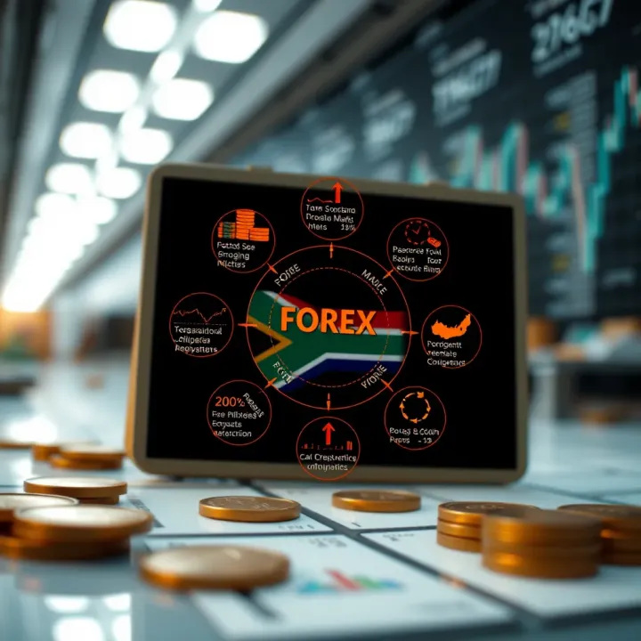 Key Factors Affecting Currency Market Dynamics Diagram illustrating key factors influencing currency market movements