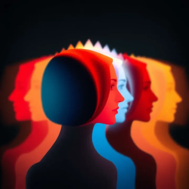 Visualizing the Gender Spectrum Beyond Binary Abstract representation of gender spectrum with diverse colors blending smoothly