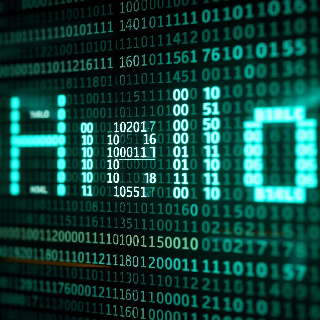 How 'Hello World' Looks in Binary Code | zatraderhacks