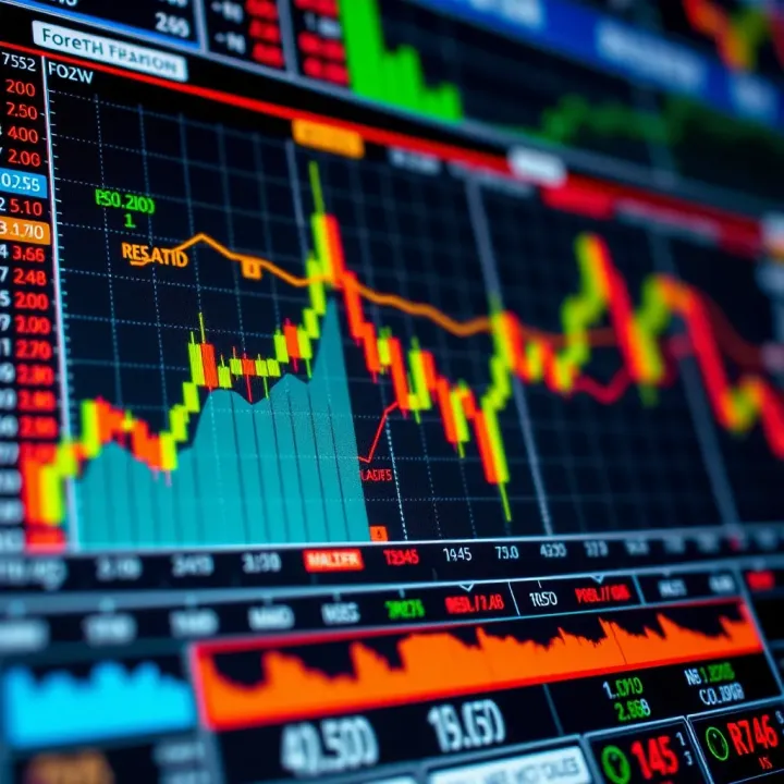 Managing Margin Calls and Risks in South African Forex Trading Graph showing margin calls and risk management strategies in forex trading with financial data and currency charts