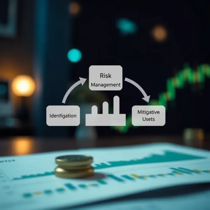 Core Principles of Risk Management Diagram illustrating the core principles of risk management including identification, assessment, and mitigation strategies
