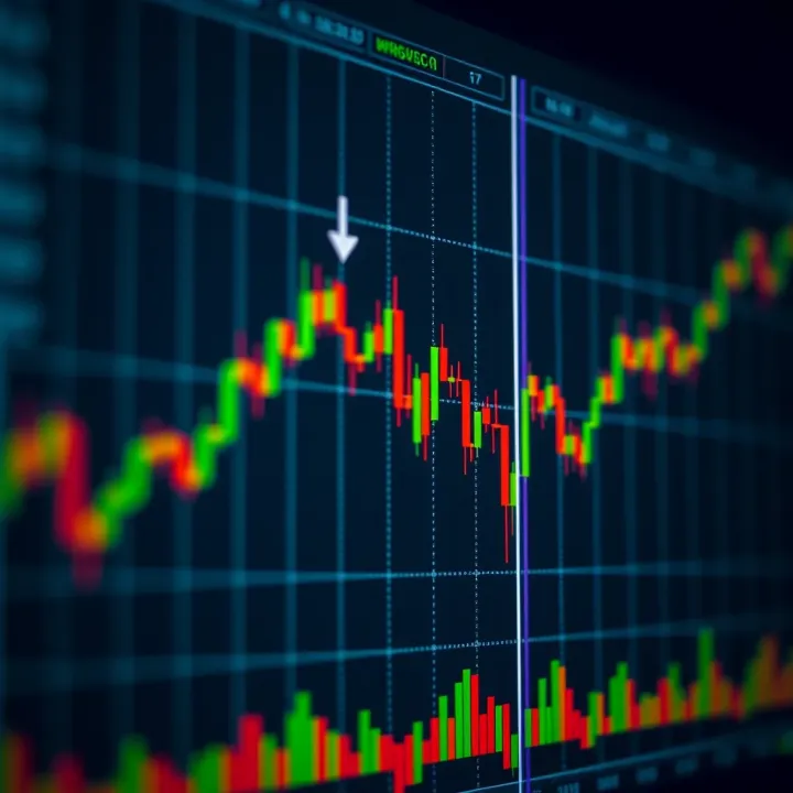 Graph illustrating entry and exit points with timing strategies in forex trading