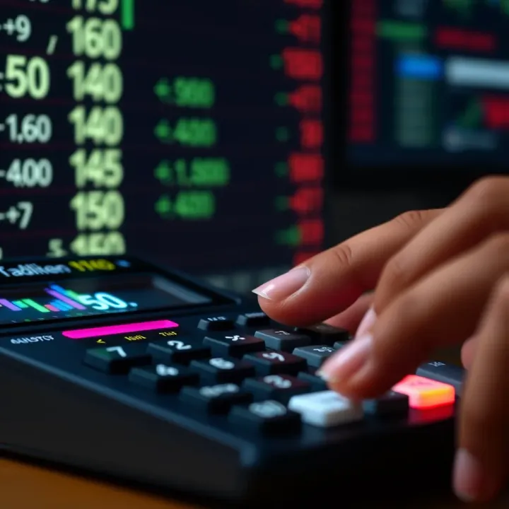 Performing Binary Arithmetic with a Calculator Visual representation of binary arithmetic operations such as addition and subtraction on a digital calculator screen